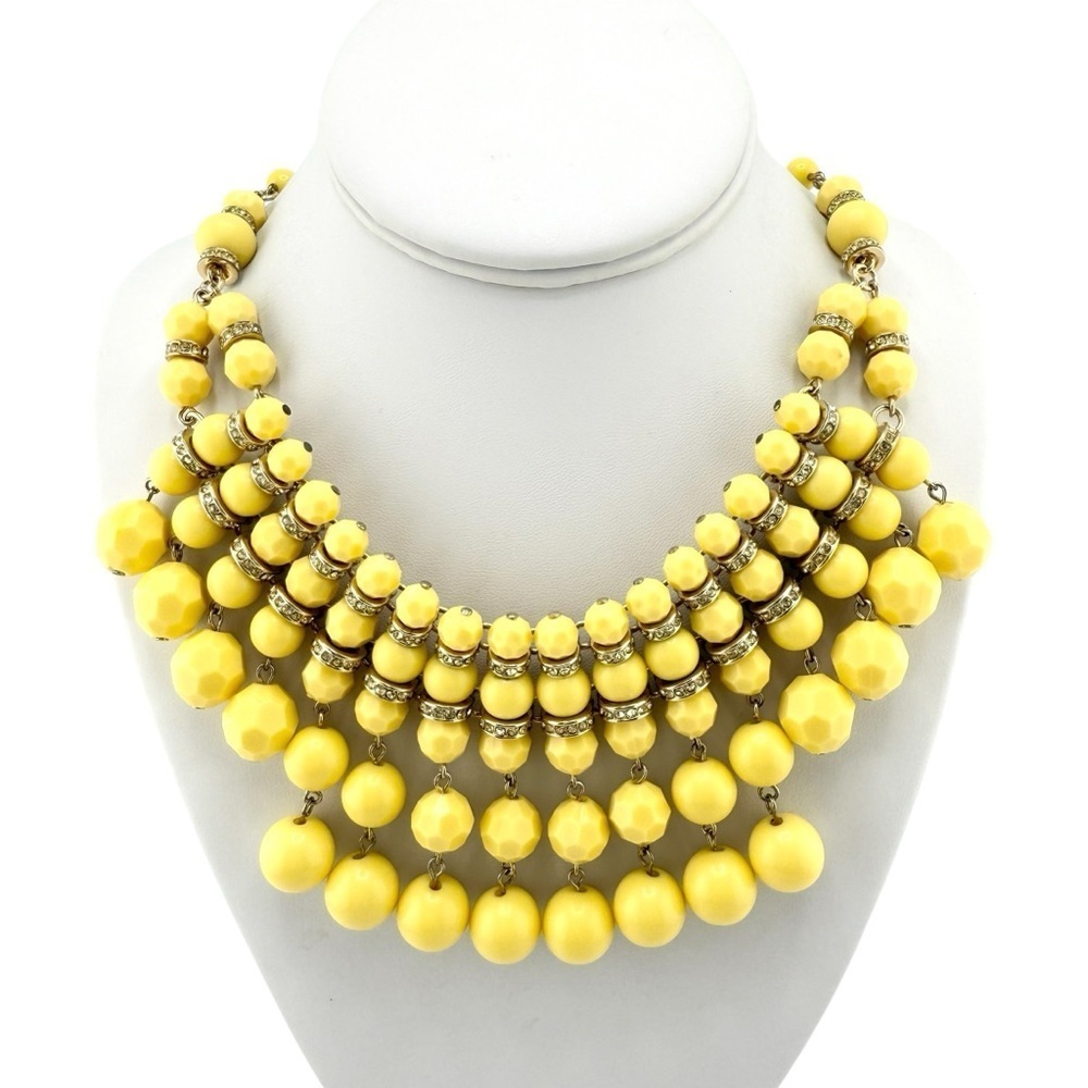 Banana Republic Vibrant Yellow Statement Necklace